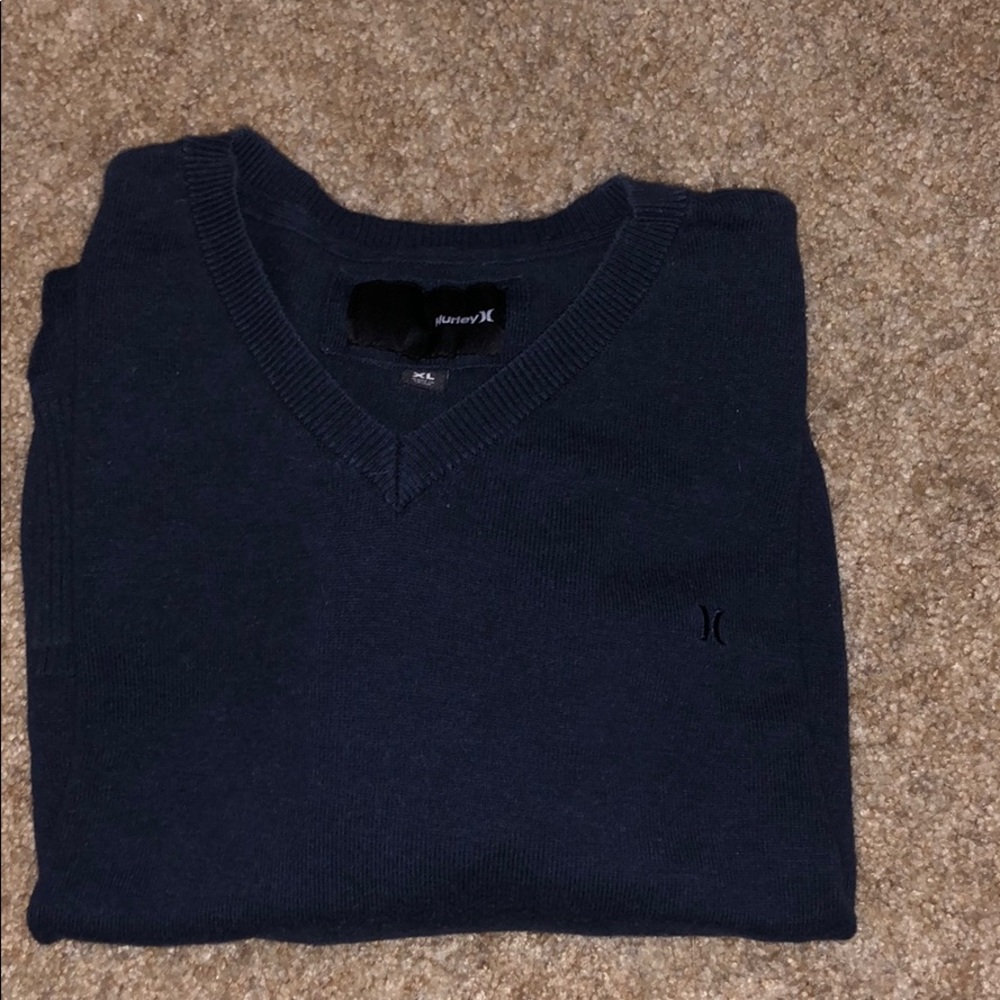 Hurley Mens XLarge Navy Blue Sweater